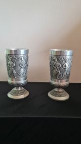 2 Pewter vessels