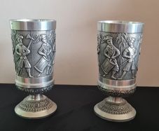 2 Pewter vessels