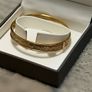 Jools Silver 10mm 2 Tone Celtic Bangle Image 3