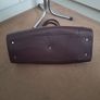 Large Burgundy Leather Tote bag from COS Image 8