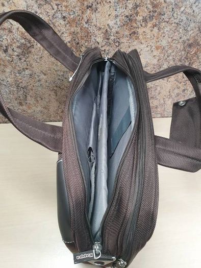 KAPPA Brown laptop briefcase business bag