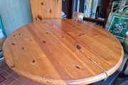 REDUCED Round Pine Extendable Dining Table