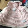 Next Baby girl fluffy coat Image 5