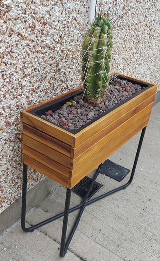 Wooden planter