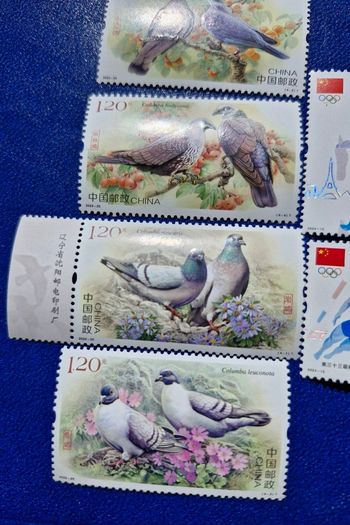 China Lot of 9 Mint unhinged 1.20 Yuan stamps
