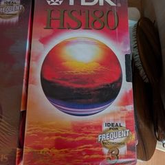 Blank VHS tapes
