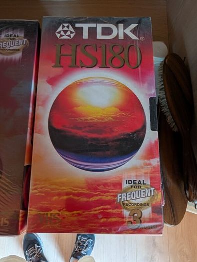 Blank VHS tapes