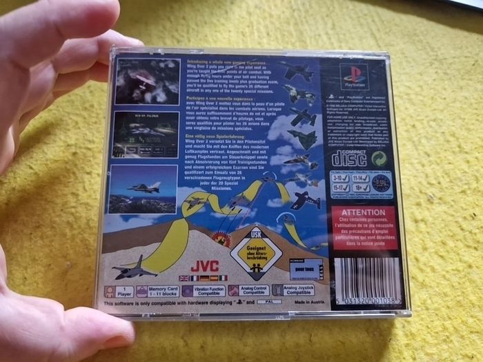 Wing Over 2  PlayStation1 Ps1 PlayStation2 Ps2 games Original
