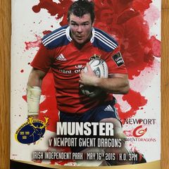 2015 Munster v Newport Gwent Dragons - Guinness PRO 12 Programme