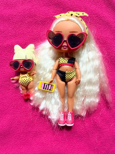 L.O.L. Surprise dolls. Tweens Babysitting Party Dolls Rae Sands and SPF Q.T.