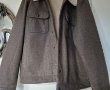 Mens next brown and cream jacket