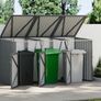 Metal Triple Wheelie Bin Shelter for 3 Bins NEW Image 2