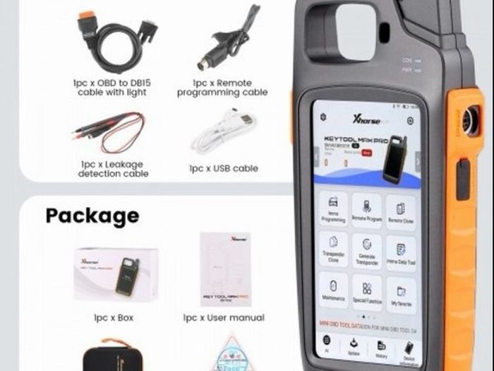 2026 Xhorse VVDI Key  Tool Max Pro Remote Maker and Key Programmer Multi-Function Machine Support CAN-FD Protocol