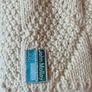 Vintage John Molloy 100% wool hand knit Aran cream scarf Image 2