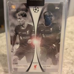 Firmino and Mane Liverpool FC Duos Topps Total Football card /10