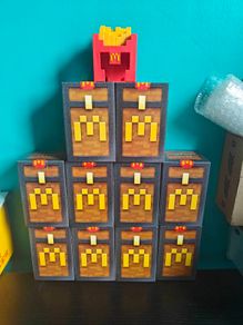 Minecraft McDonald's Exclusive Happy Meal Toys