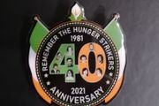 Irish Republican Remember the Hunger Strikers 40th Anniversary pin badge.