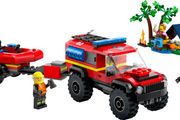 Lego City 60412: 4x4 Fire Truck &amp; Rescue Boat (2024) 100% Complete (NO BOX)