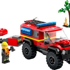 Lego City 60412: 4x4 Fire Truck & Rescue Boat (2024) 100% Complete (NO BOX)