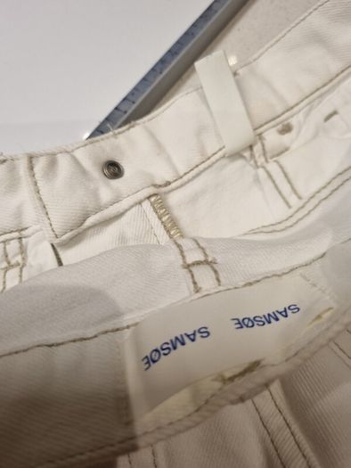 samsoe & samsoe new white jeans