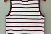 New Ladies Cream Striped Knit Top by Primark