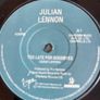 Julian Lennon. Too late for goodbyes picture sleeve vinyl record single in vg+ condition Image 2