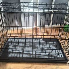 Dog cage with cover