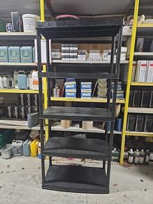plastic shelving