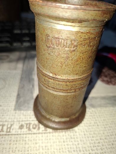 Rare 13 Piece Lot of Antique Chavagnat Tin Measuring Demi-Litre from Paris, France, dating  approximately 1800s.