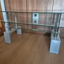 glass tv stand Image 3