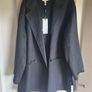 next premium handsewn wool mix  coat size large new Image 2
