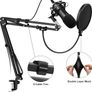 mic stand Mic Arm Desk Adjustable Suspension Boom Scissor Other Mics For Professional Streaming,Microphone Stand (Color : Black) Image 5