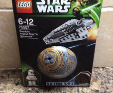 Star Wars republic assault ship & coruscant Lego set no 75007 - new and unopened