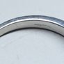 Vintage 9ct White Gold Blue & Clear Stone Eternity Ring  Size 53 Image 10