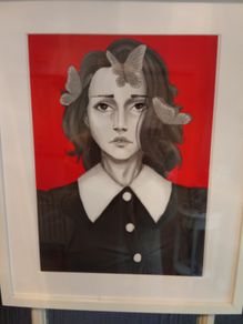 Beautiful Print in a Frame "Butterflies"