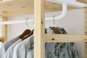 Free ivar ikea system clothes rail wardrobe