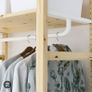 Free ivar ikea system clothes rail wardrobe Image 2