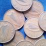 1971 Irish 2p coins. Image 3