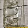 Antique Heavy Glass Double Inkwell Font & Fountain Pen Holder Calligraphy FK3039 Image 6