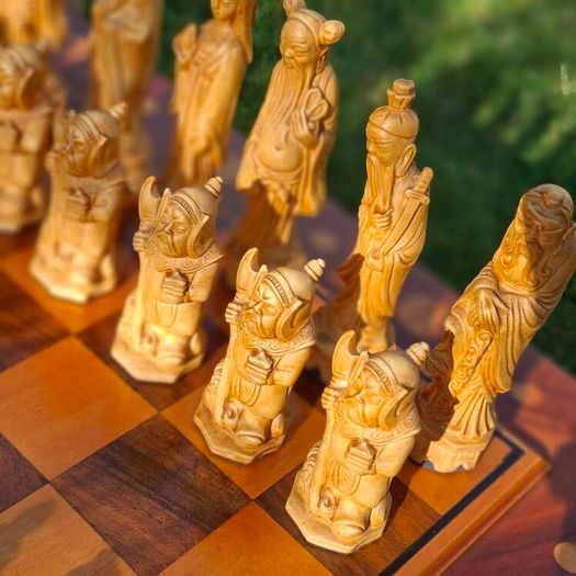 Vintage Chinese Style Chess Set