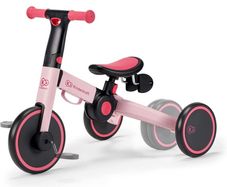 3-in-1 4TRIKE, Lightweight Slide, Balance Bike, Foldable, Ergonomic Saddle, from 12 Months to 5 Years, Pink (FREE POSTAGE)