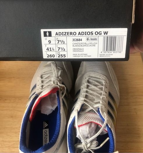 Adidas Adizero Adios OG Womens Trainers  UK 7.5 US 9 Brand New In Box