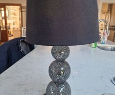 Black Mosaic glass Lamp