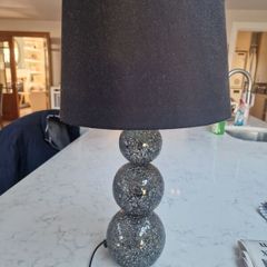 Black Mosaic glass Lamp