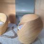 Bamboo Rattan Curved Statement Armchairs and rrp 800 Image 3