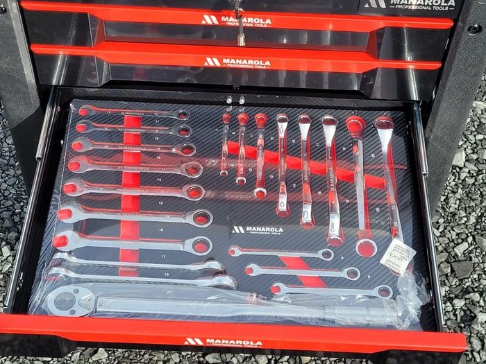 Manarola 7 Drawer Stainless Steel Tool Box