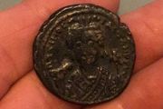 Byzantine Empire Emperor Maurice Tiberius 587 AD Follis