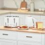 Kettle and Toaster Sets, 3000W 1.7L Rapid Boil Kettle & 4 Slice Toaster with 7 Browning Controls, Defrost, Reheat and Crumb Tray, Otter thermostat, Cream White Image 2