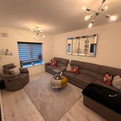 Sofa Suite + Footstool and Table