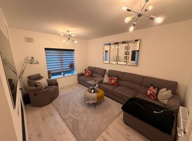 Sofa Suite + Footstool and Table